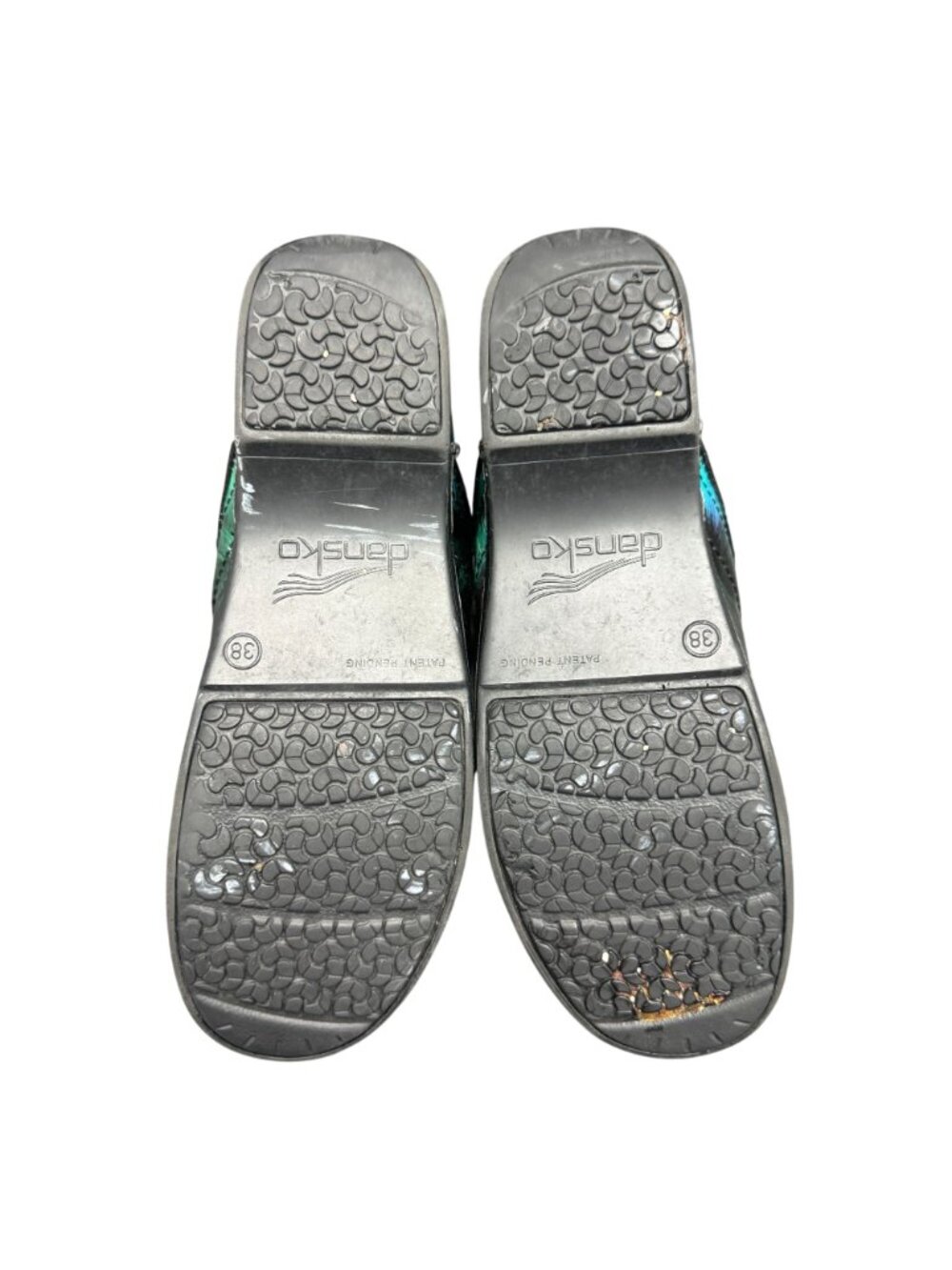 Dansko Professional Clog Women's Black Multicolor Scribble Pattern, Size 38 - Picture 9 of 10